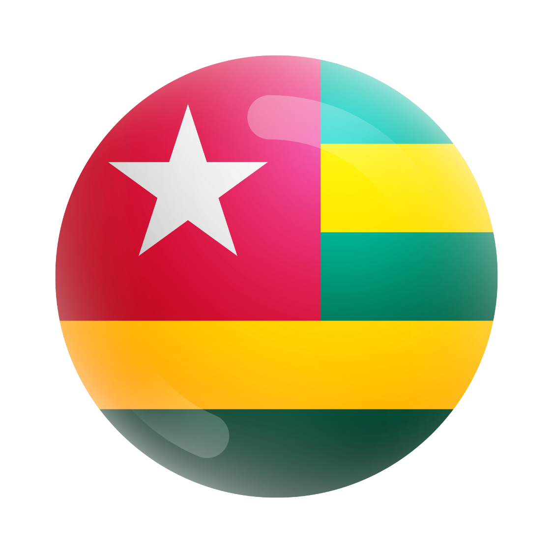 Drapeau Togo